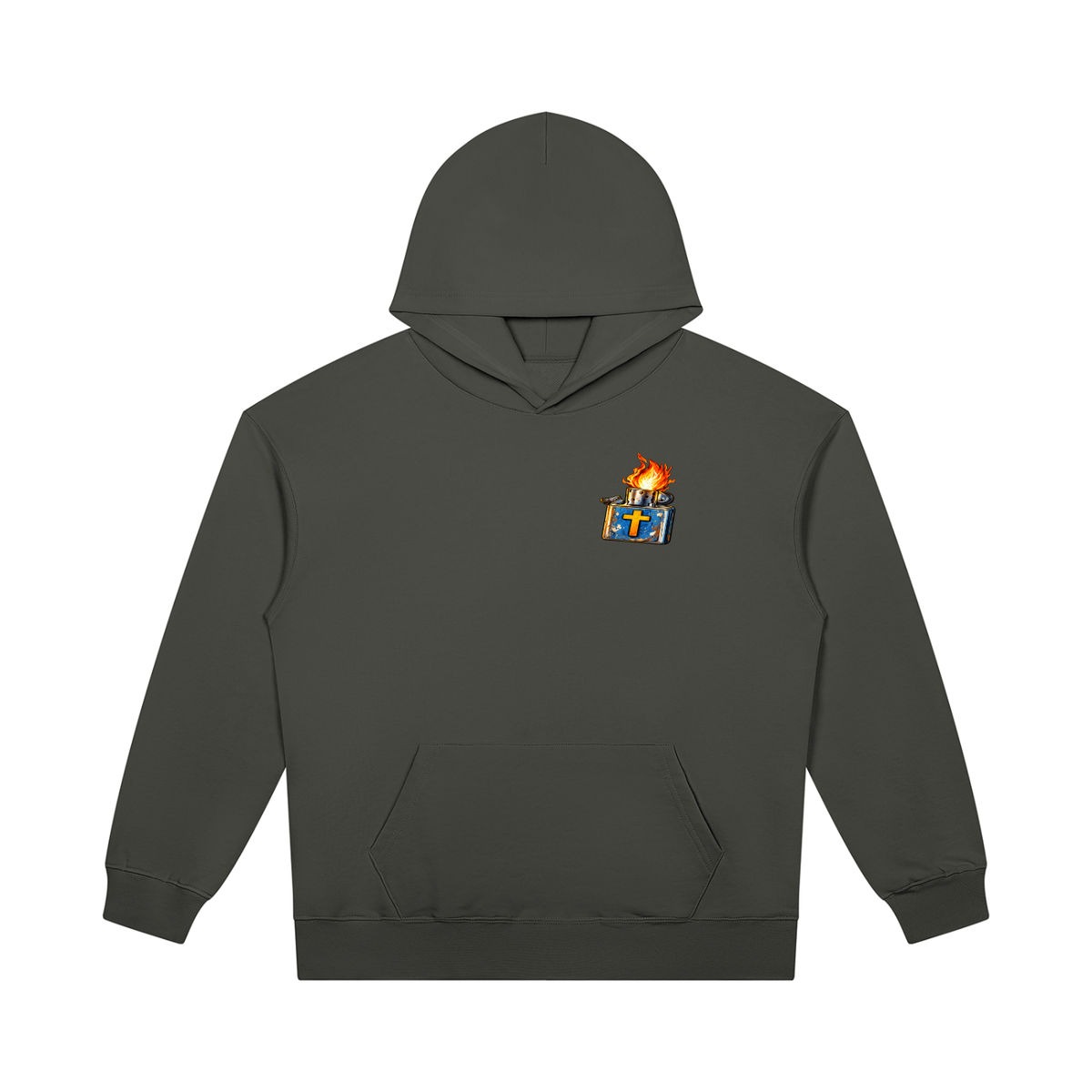 JESUS SAVES FROM IRE THAT GOES OUT AND DOGS DON'T GO TO THE NEW JERUSALEM ACCORDING TO REVELATION 22:15 Hoodie