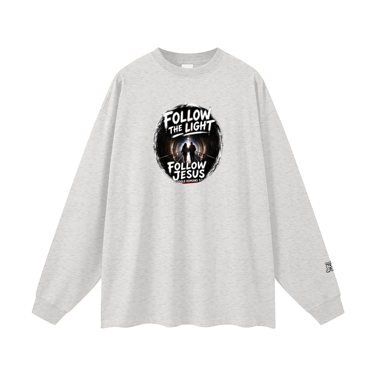 Follow the Light Follow Jesus Long Sleeve T-Shirt