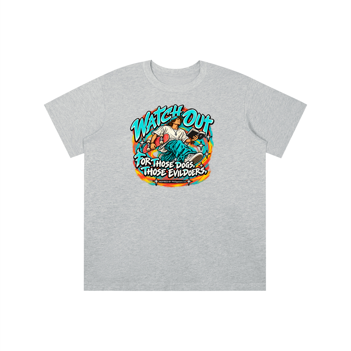 WATCH OUT FOR THOSE DOGS, THOSE EVILDOERS INSPIRED BY *Philippians 3:2* youth T-shirt