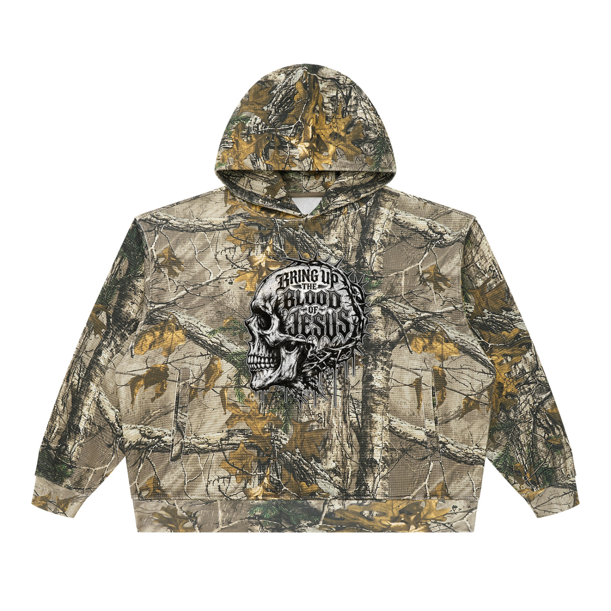 BRING UP THE BLOOD OF JESUS Camo Hoodie