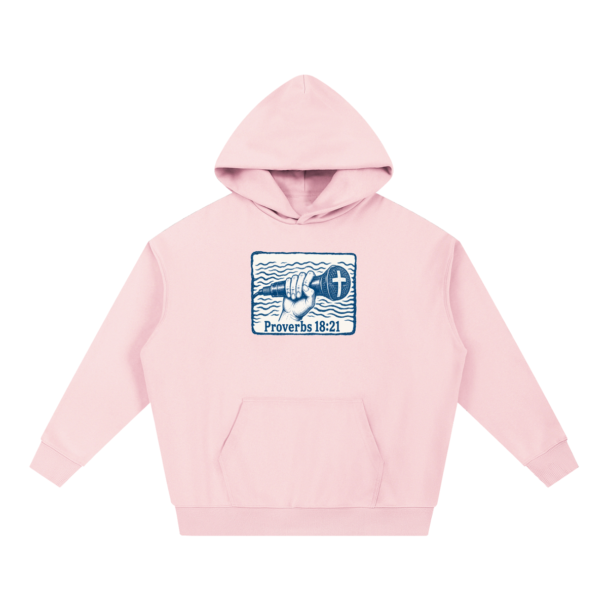 Proverbs 18:21 mic Hoodie