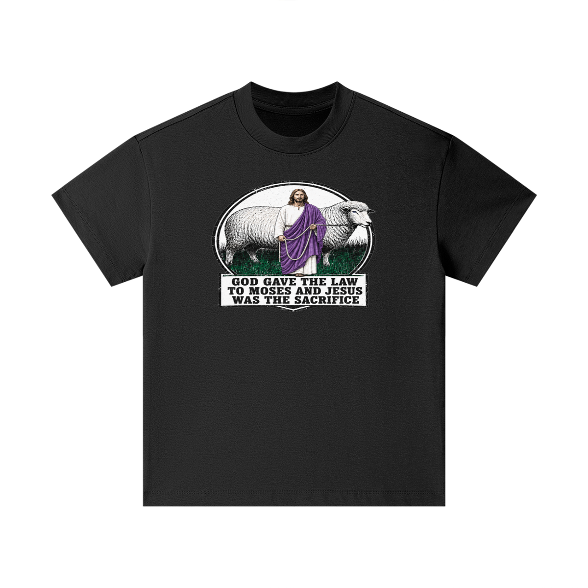 God gave the law to Moses and Jesus was the sacrifice Kids T-Shirt