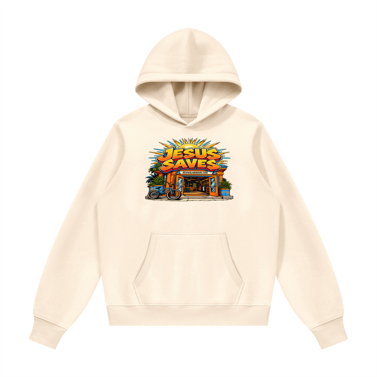 JESUS SAVES REVIVALARMOUR.COM Hoodie