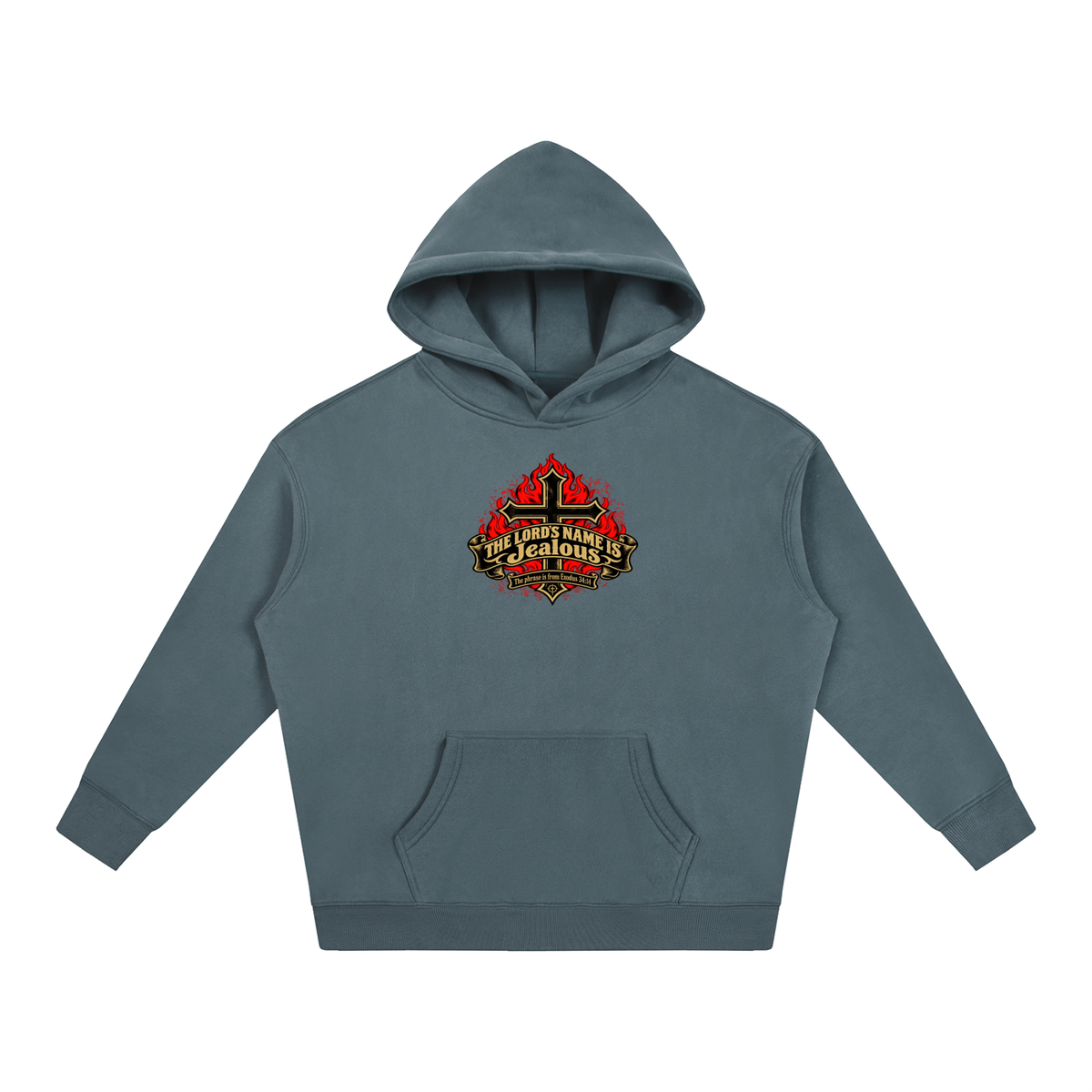 THE LORD'S NAME IS Jealous The phrase is from Exodus 34:14 Hoodie
