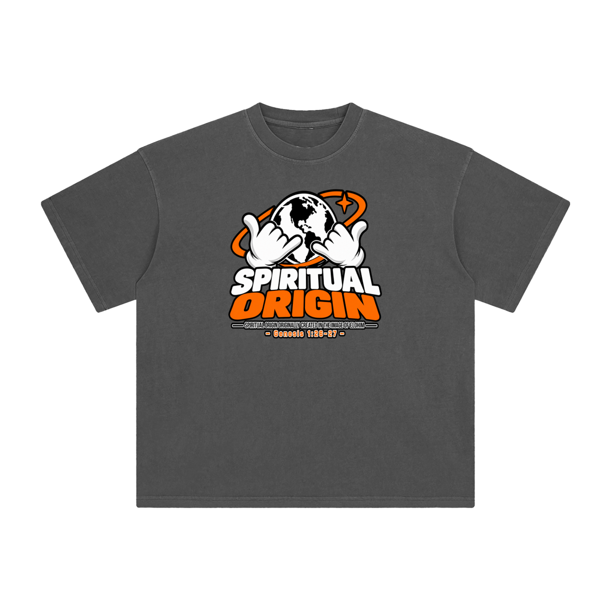 SPIRITUAL ORGIN SPIRITUAL ORGIN ORIGINALLY CREATED IN THE IMAGE OF ELOHIM - GENESIS 1:26-27 - T-Shirt