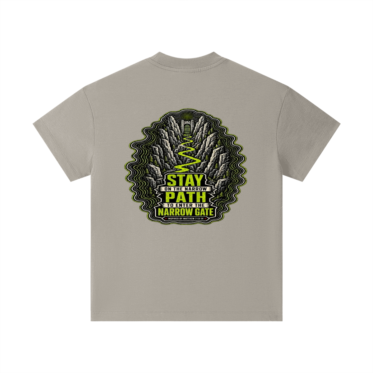 STAY ON THE NARROW PATH TO ENTER THE NARROW GATE INSPIRED BY MATTHEW 7:13-14 Kids T-Shirt