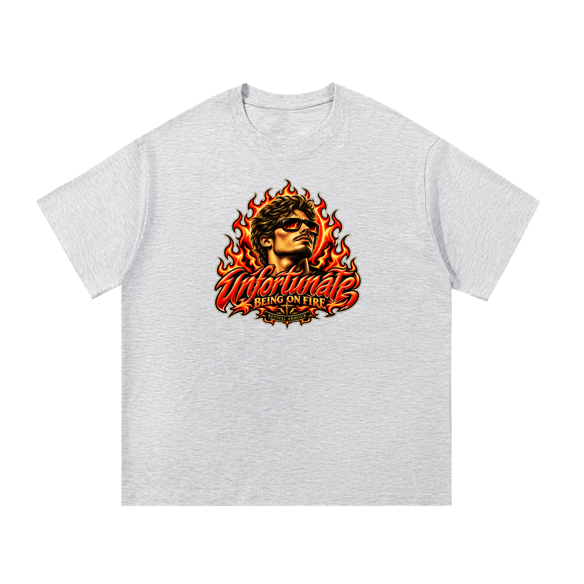 Unfortunate BEING ON FIRE REVIVAL ARMOUR T-Shirt