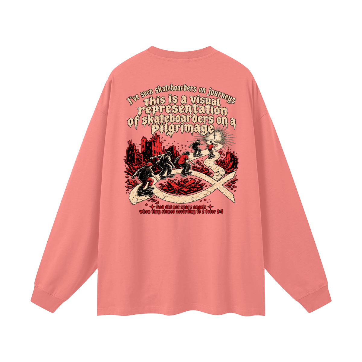skateboarders on a pilgrimage Long Sleeve T-Shirt