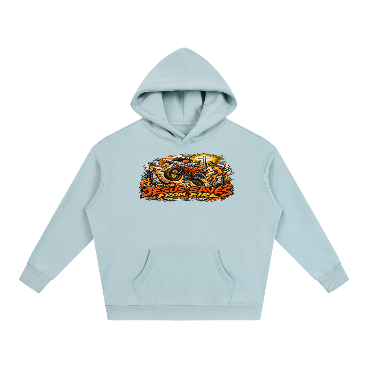 JESUS SAVES FROM FIRE Hoodie