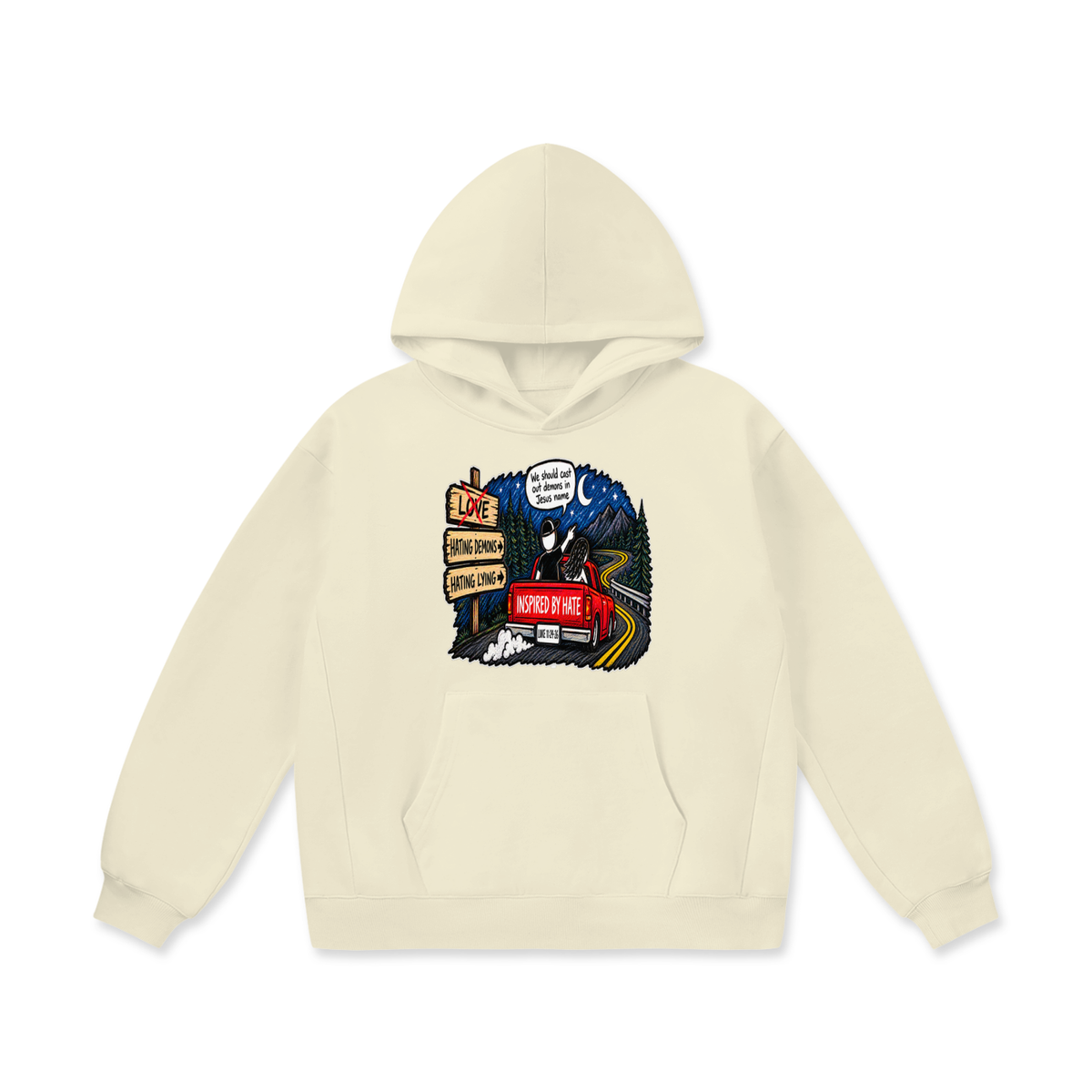 INSPIRED BY HATE Hoodie