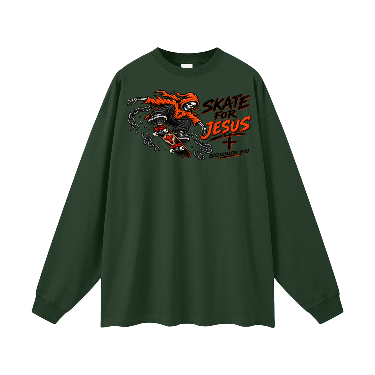 Skate for Jesus Long Sleeve T-Shirt