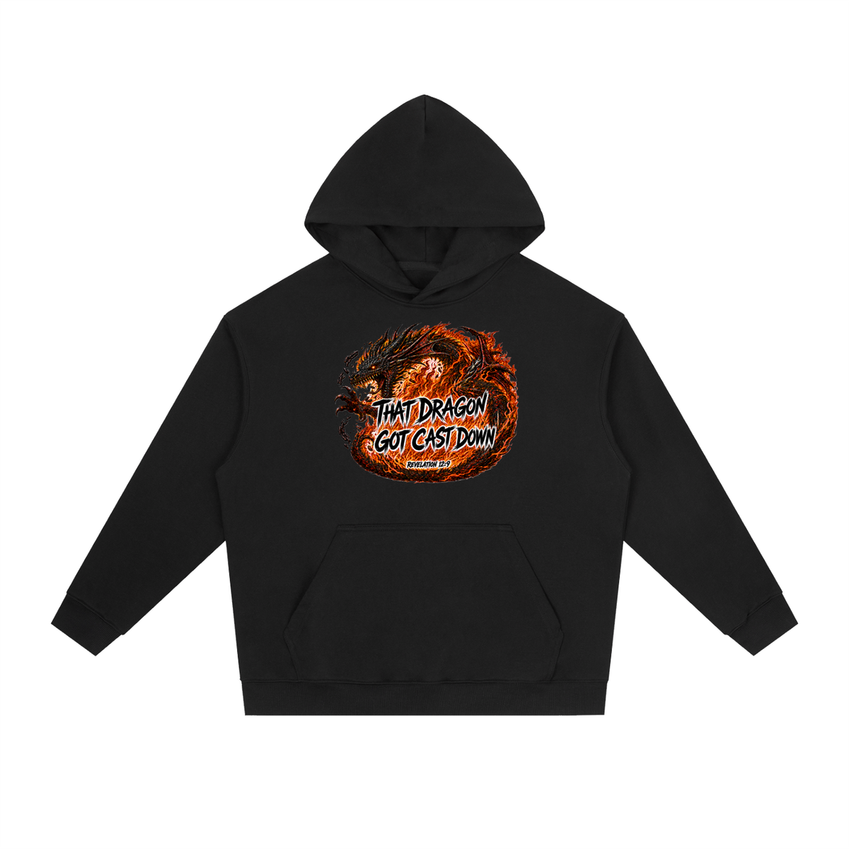 That dragon got cast down Hoodie