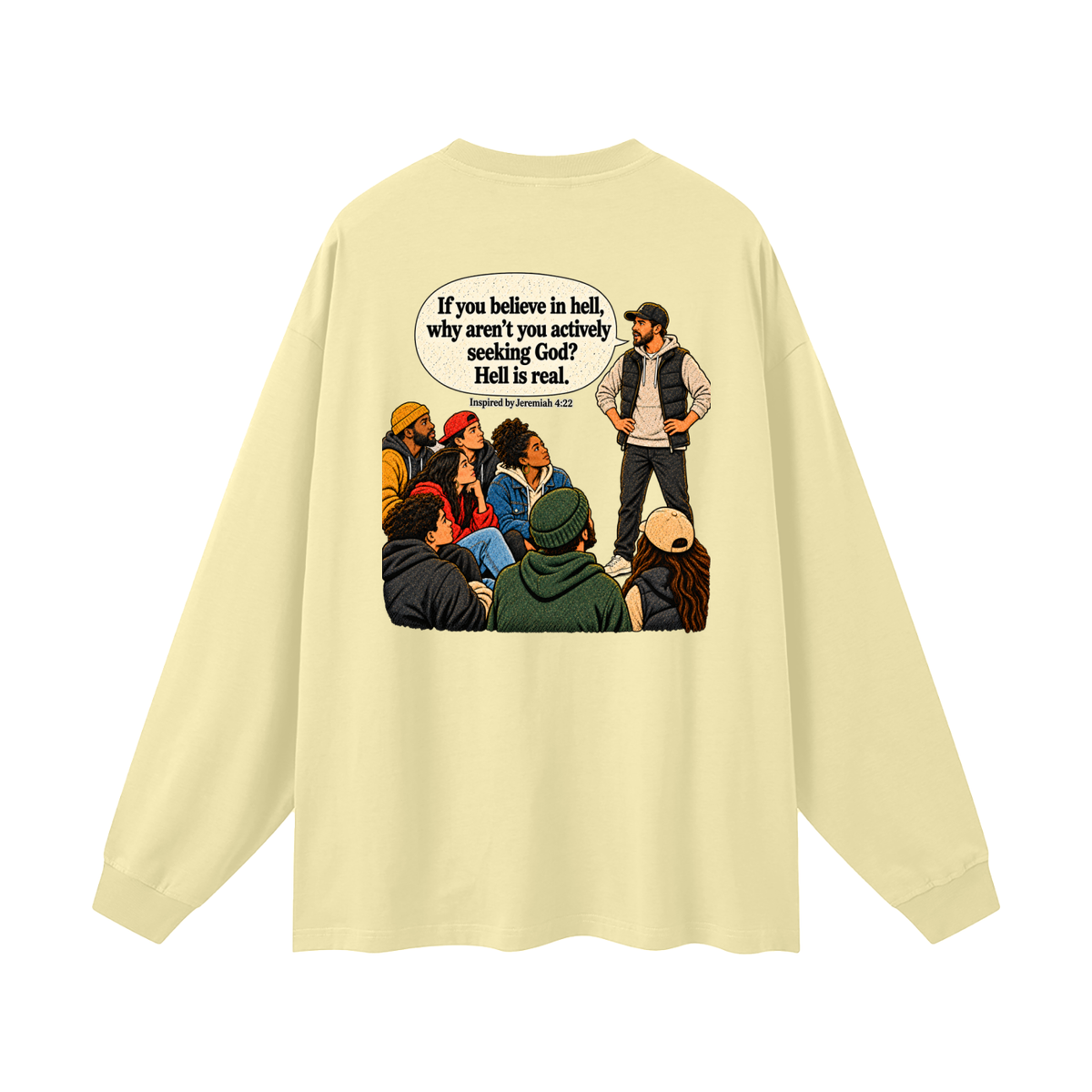 HELL IS NOT DOPE Long Sleeve T-Shirt