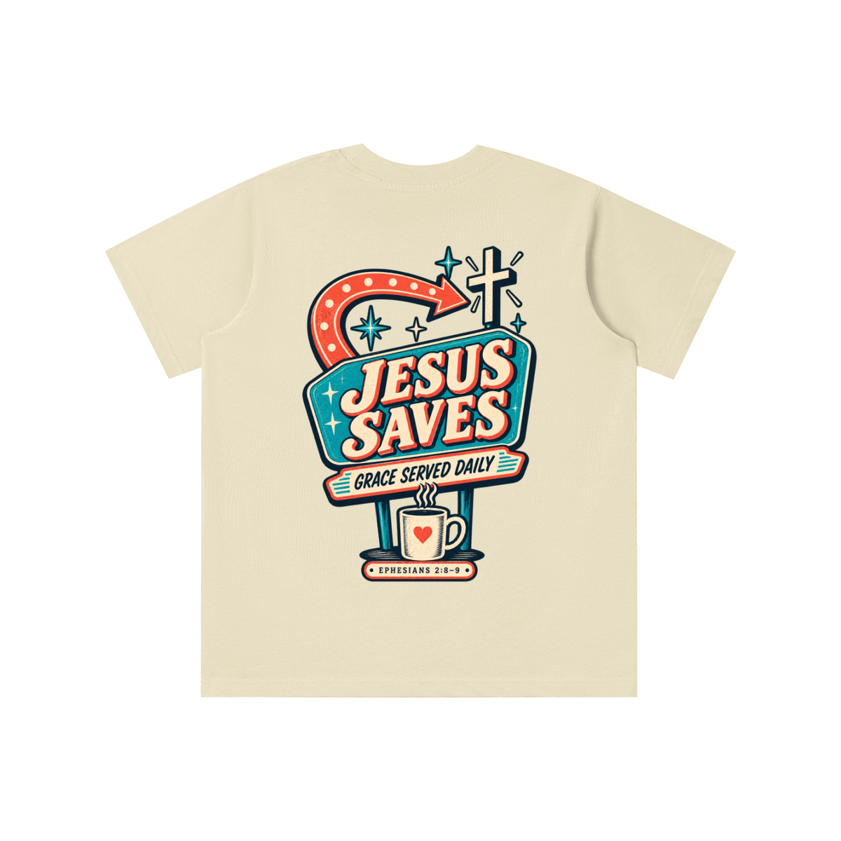 Jesus saves youth T-shirt