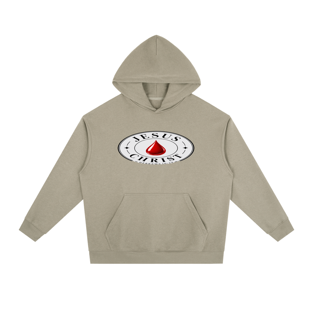 Jesus Christ blood emoji With Hebrews 10:29 Hoodie