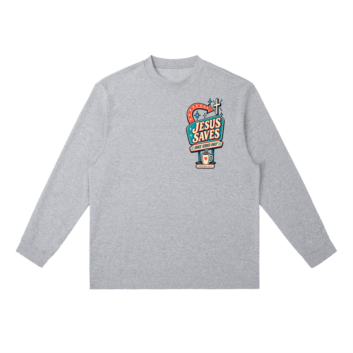 Jesus saves Long-Sleeve T-Shirt