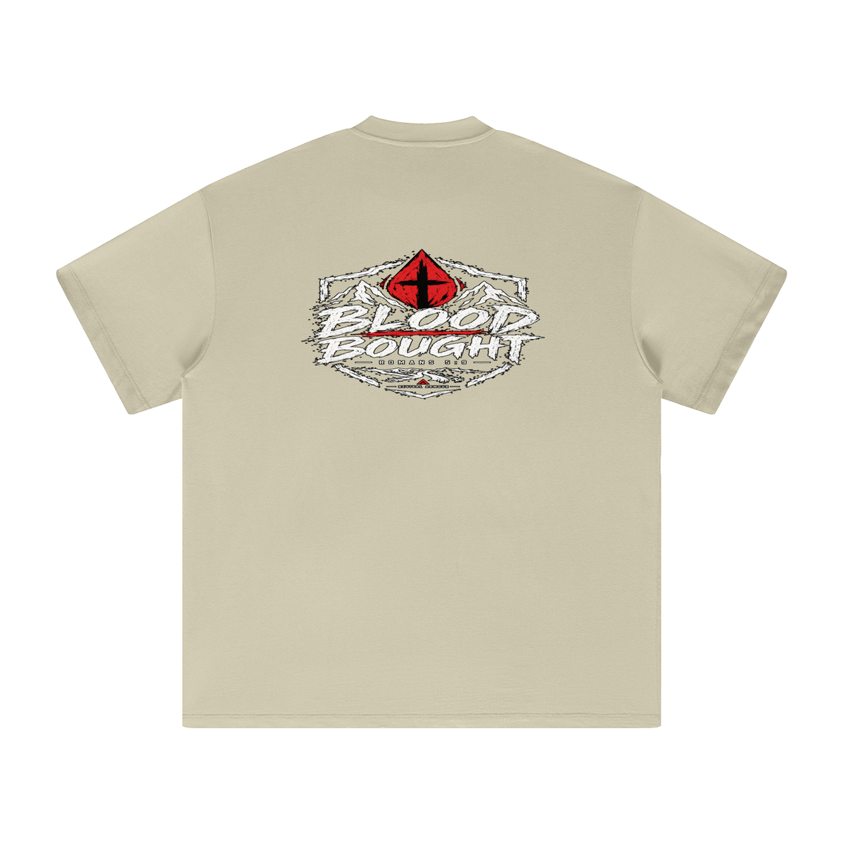 BLOOD BOUGHT - ROMANS 5:9 - T-Shirt
