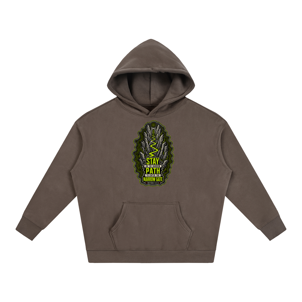 Stay on the narrow path to enter the narrow gate Hoodie