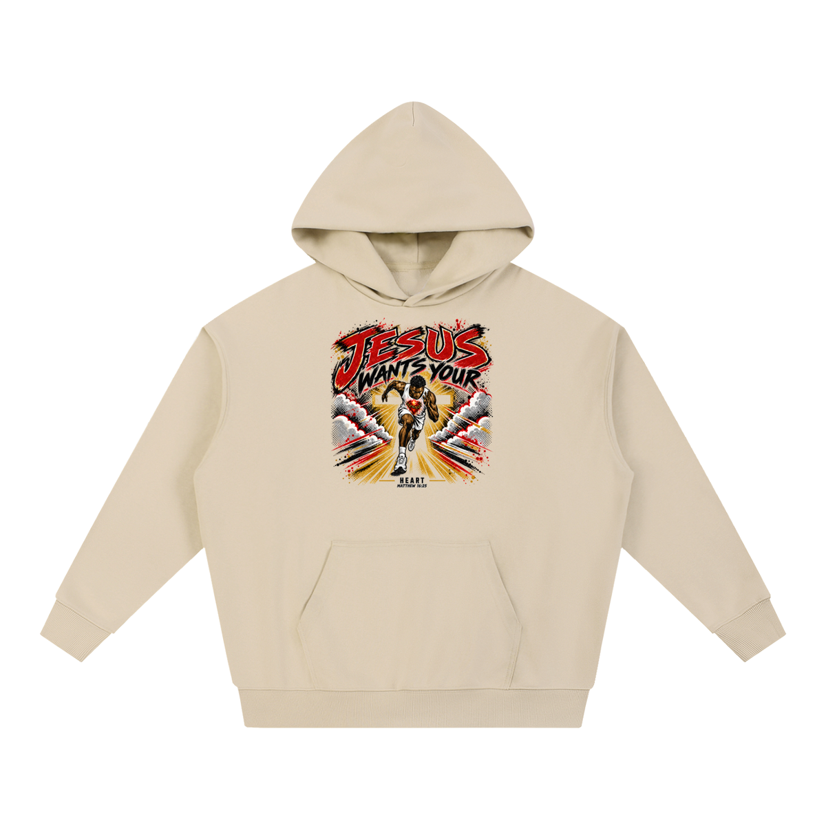 JESUS WANTS YOUR HEART MATTEW 16:25 Hoodie
