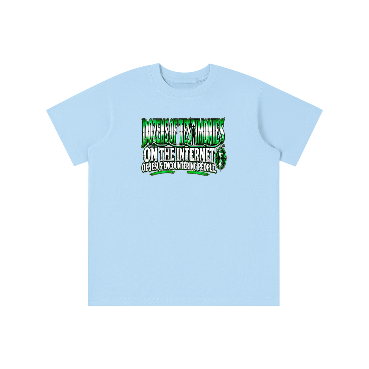 DOZENS OF TESTIMONIES ON THE INTERNET OF JESUS ENCOUNTERING PEOPLE. youth T-shirt