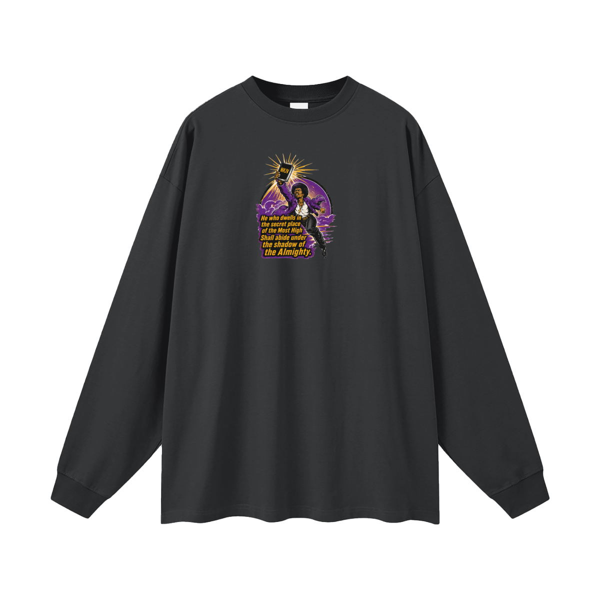 NKJV Psalms 91:1 Long Sleeve T-Shirt