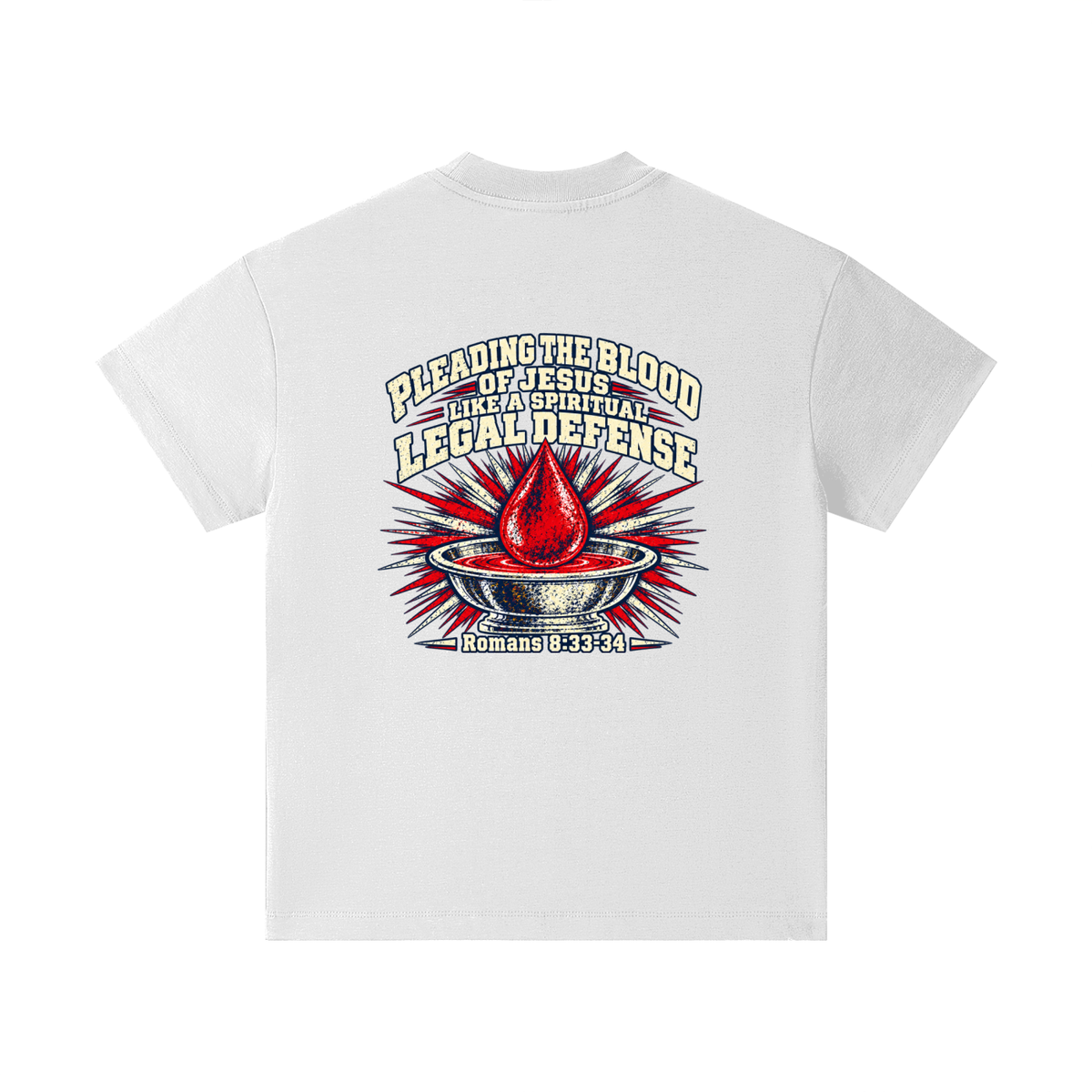 pleading the blood of Jesus like a spiritual legal defense Kids T-Shirt