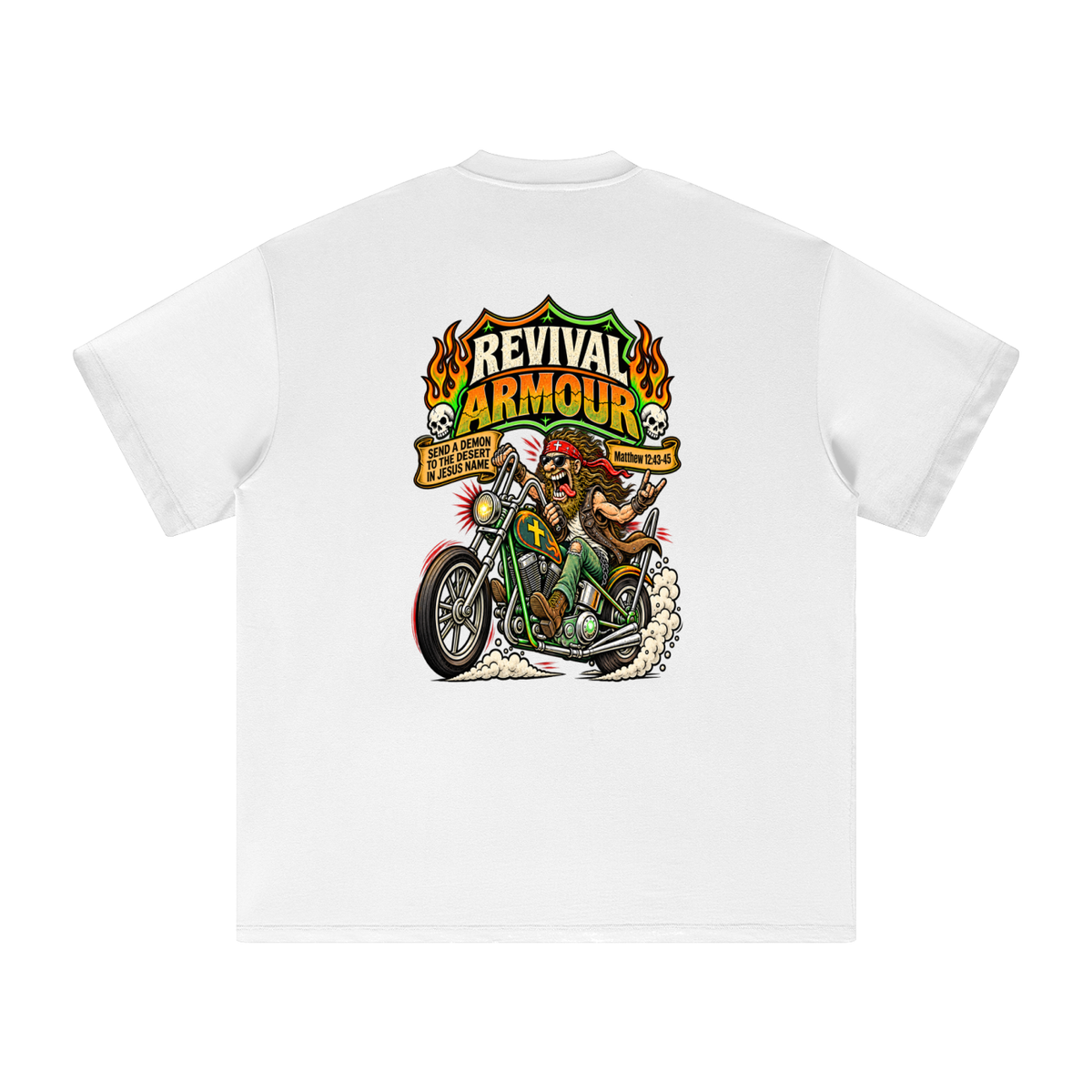 REVIVAL ARMOUR SEND A DEMON TO THE DESERT IN JESUS NAME [MATTHEW 12:43-45] T-Shirt