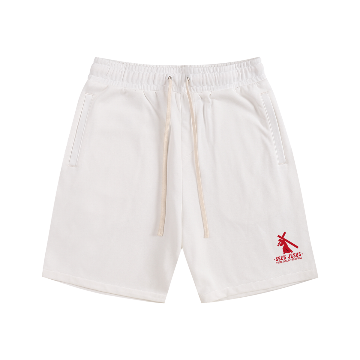 SEEK JESUS THERE IS REAL FIRE IN HELL Shorts