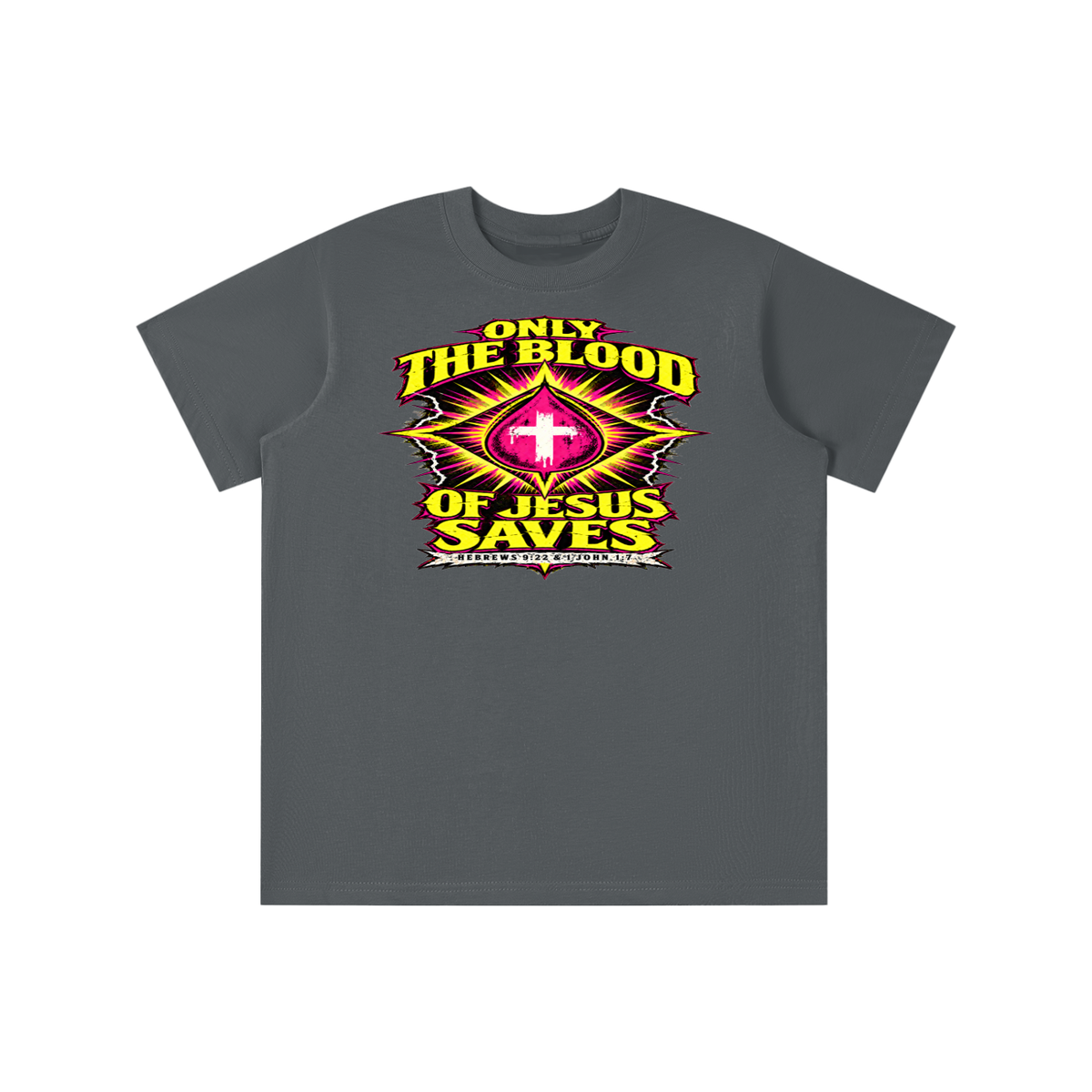 Only the Blood of Jesus saves youth T-shirt