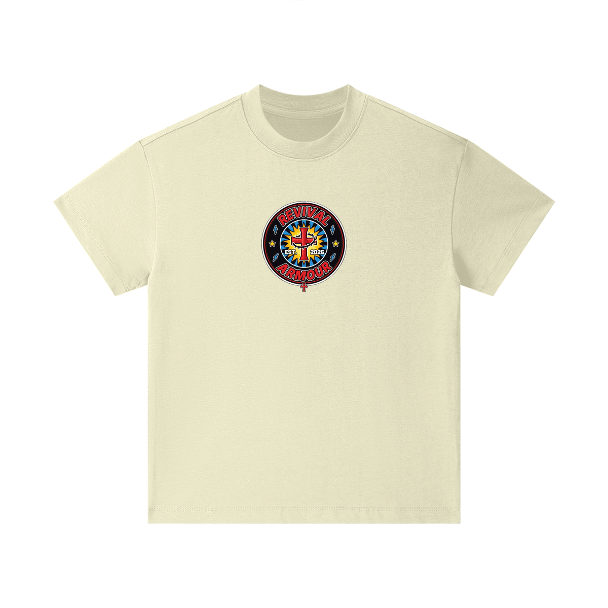 REVIVAL EST. 2026 ARMOUR JESUS DIED FOR OUR SINS Kids T-Shirt