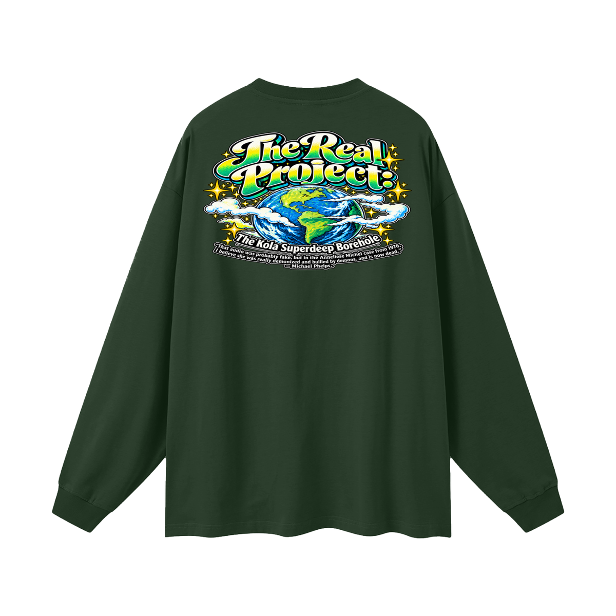 REDEEMED BY THE OF JESUS ACCORDING TO EPHESIANS 1:7 THE REAL PROJECT: THE KOLA SUPERDEEP BOREHOLE Long Sleeve T-Shirt