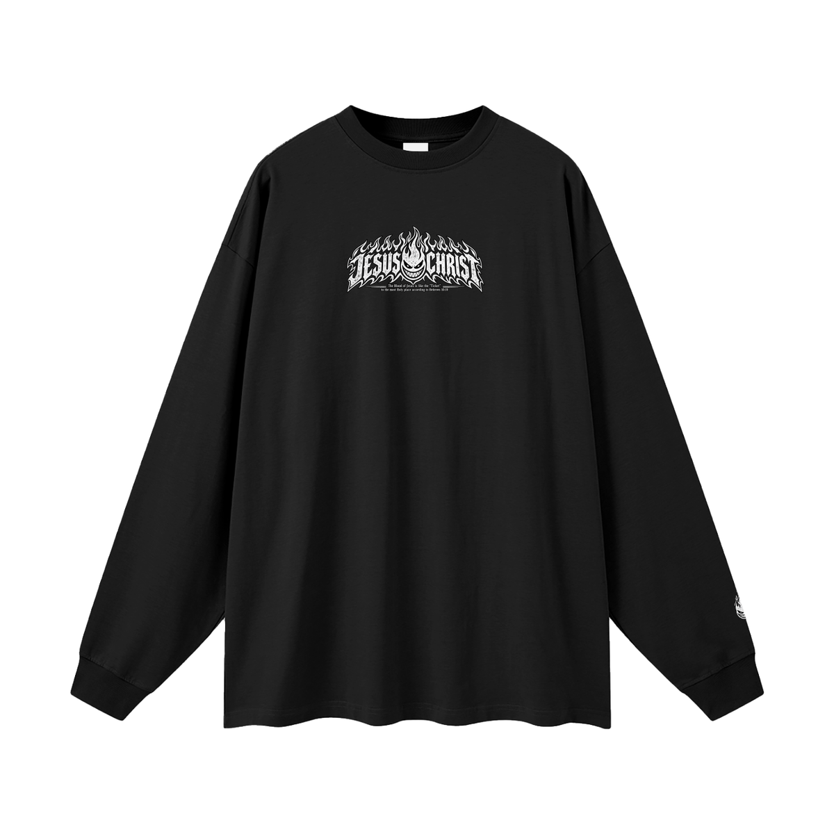 Jesus Christ The Blood Of Jesus is like the "Ticket" to the most Holy place according to Hebrews 10:19 Long Sleeve T-Shirt
