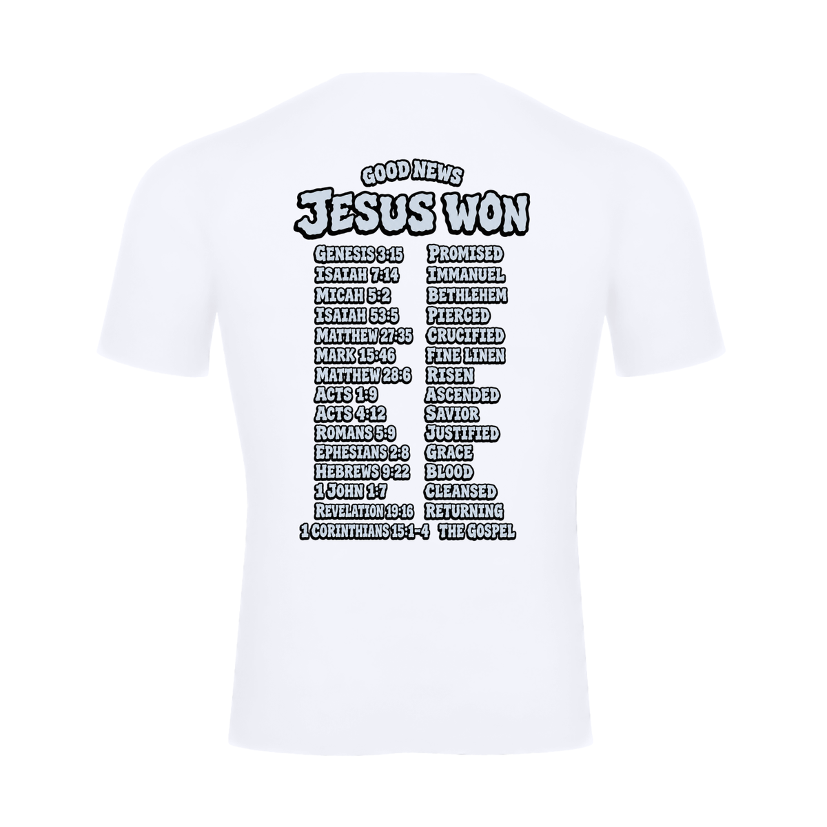 Jesus Won sports T-Shirt