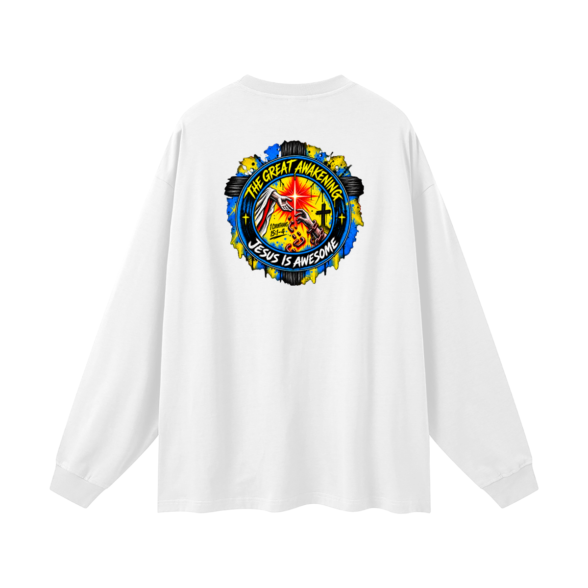 THE GREAT AWAKENING JESUS IS AWESOME Long Sleeve T-Shirt