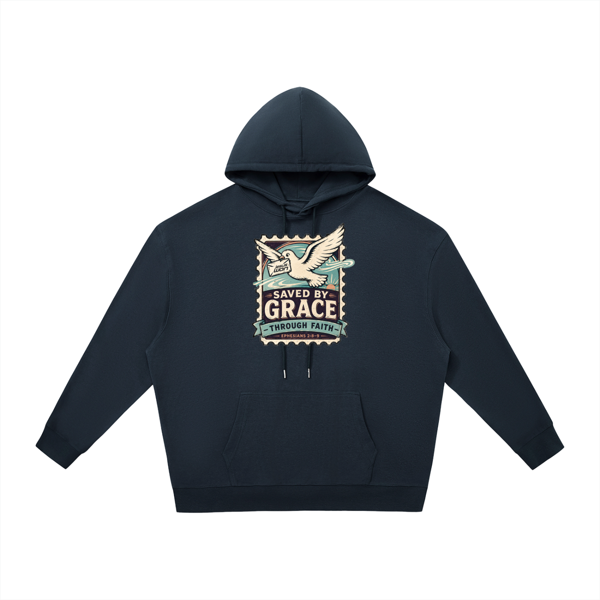 SAVED BY GRACE -THROUGH FAITH- - EPHESIANS 2:8-9 - Hoodie