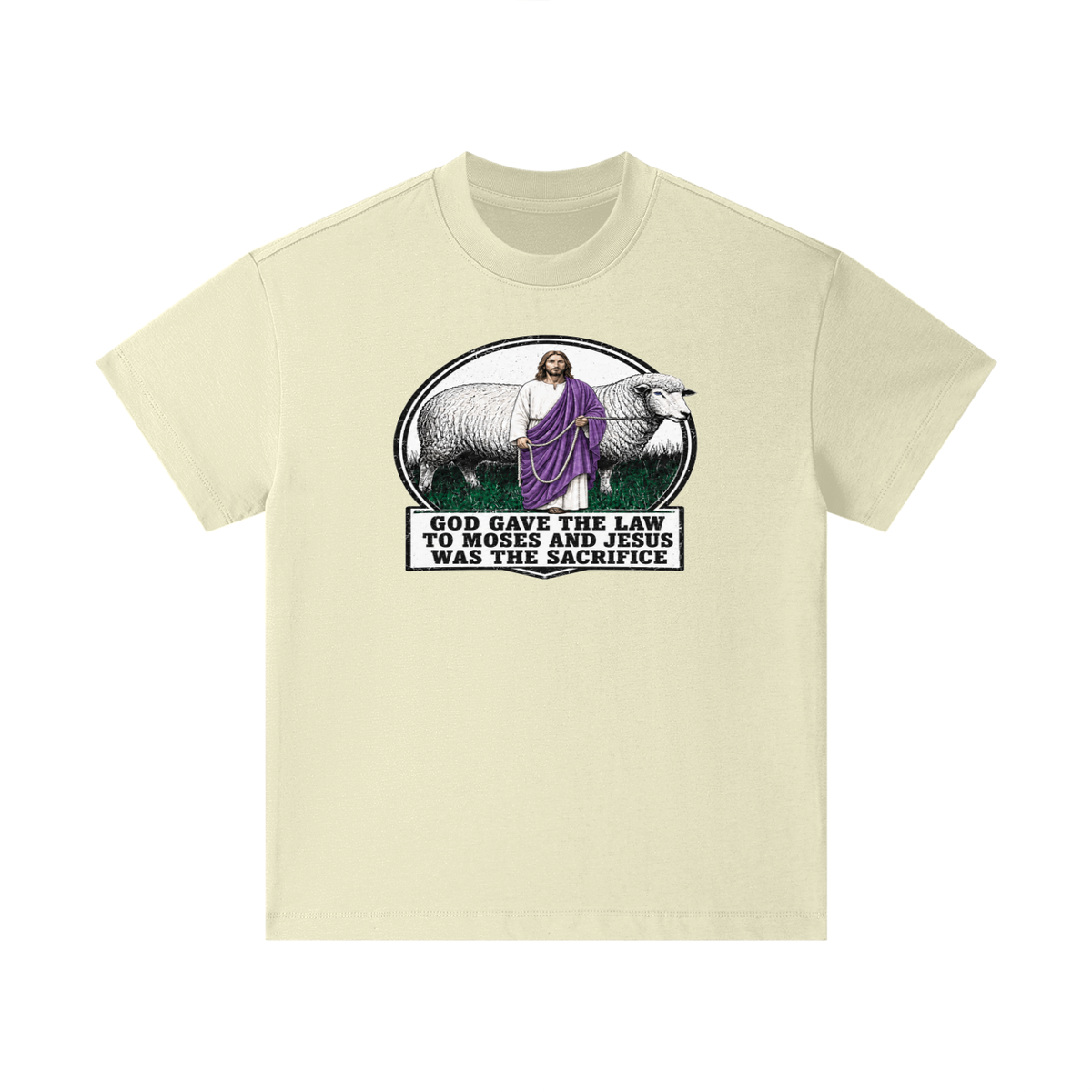 God gave the law to Moses and Jesus was the sacrifice Kids T-Shirt