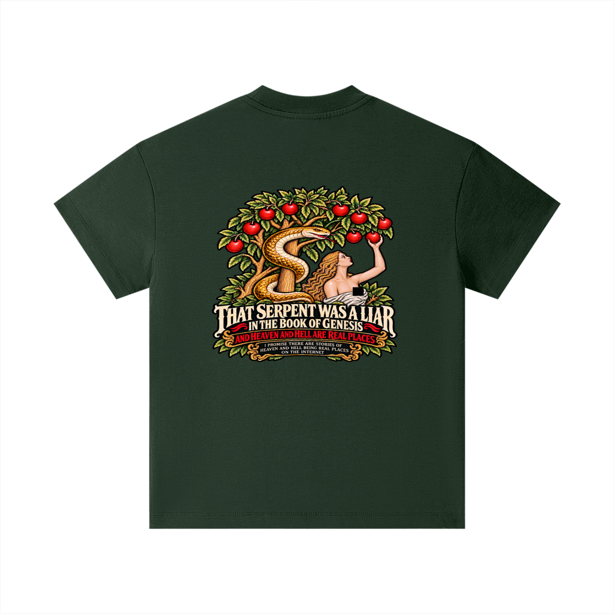 REVIVAL ARMOUR THAT SERENT WAS A LIAR IN THE BOOK OF GENESIS AND HEAVEN AND HELL ARE REAL PLACES I PROMISE THESE ARE STORIES OF HEAVEN AND HELL BEING REAL PLACES ON THE INTERNET Kids T-Shirt