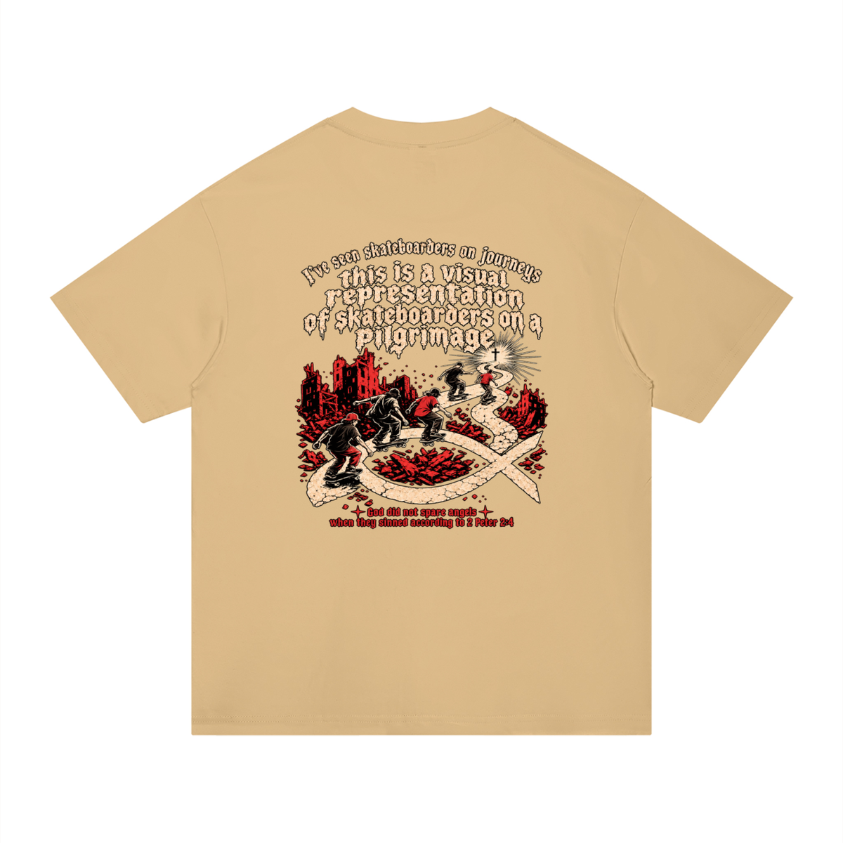 skateboarders on a pilgrimage T-Shirt