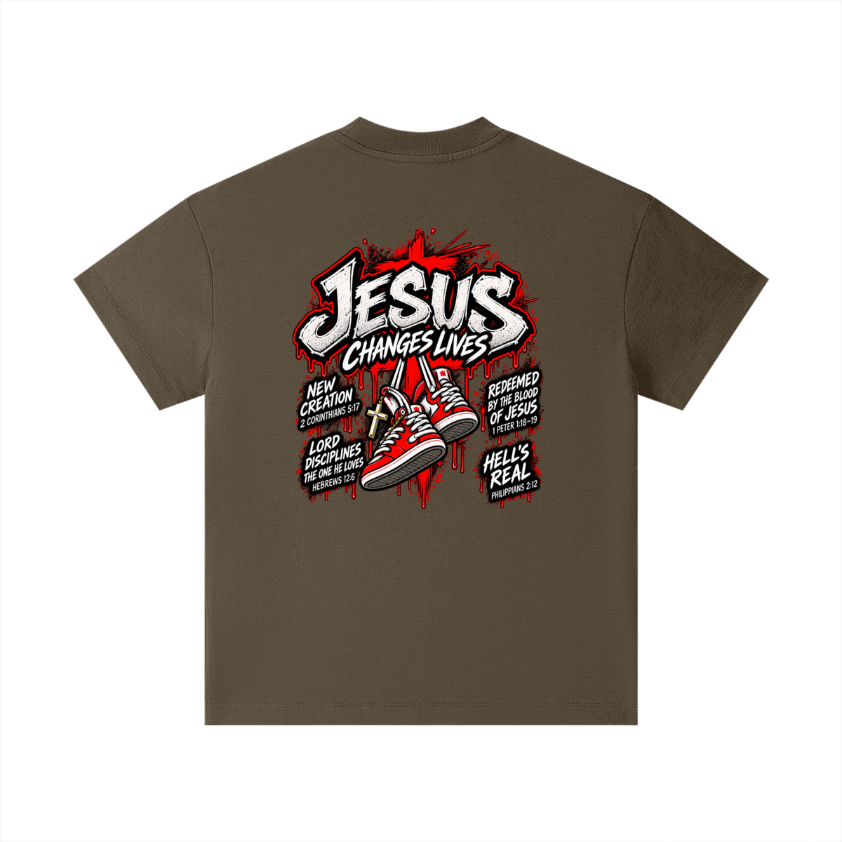 JESUS CHANGES LIVES Kids T-Shirt