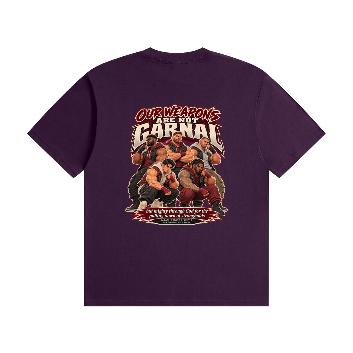 HUMANS ARE STUPID (Jeremiah 4:22) OUR WEAPONS ARE NOT CARNAL but mighty through God for the pulling down of strongholds SATAN IS MOST LIKELY A DISEMBODIED SPIRIT T-Shirt