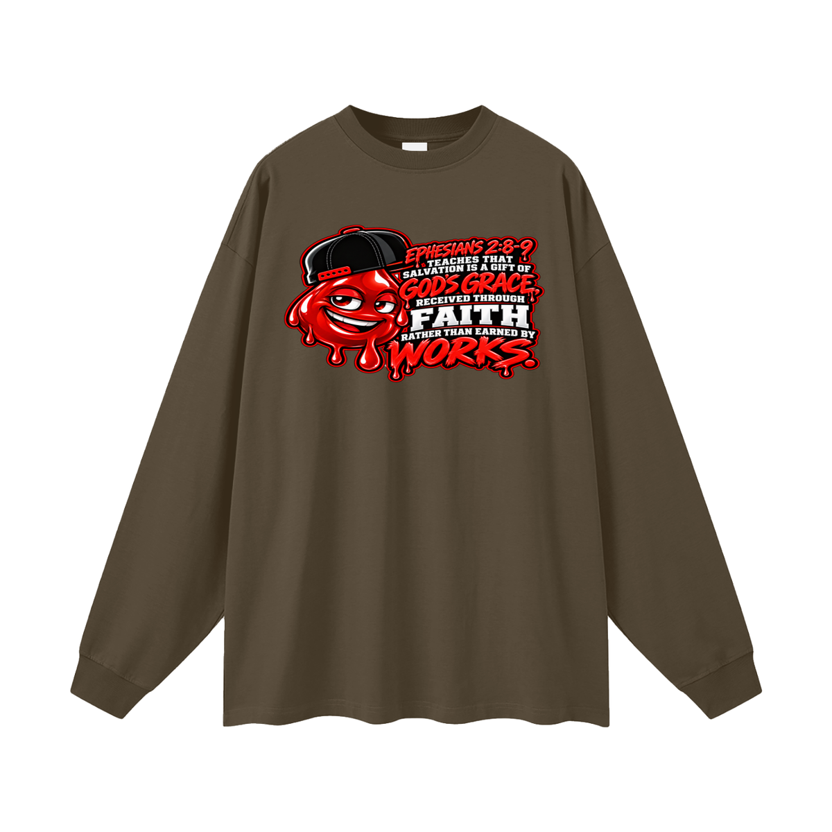 Ephesians 2:8-9 inspired Long Sleeve T-Shirt