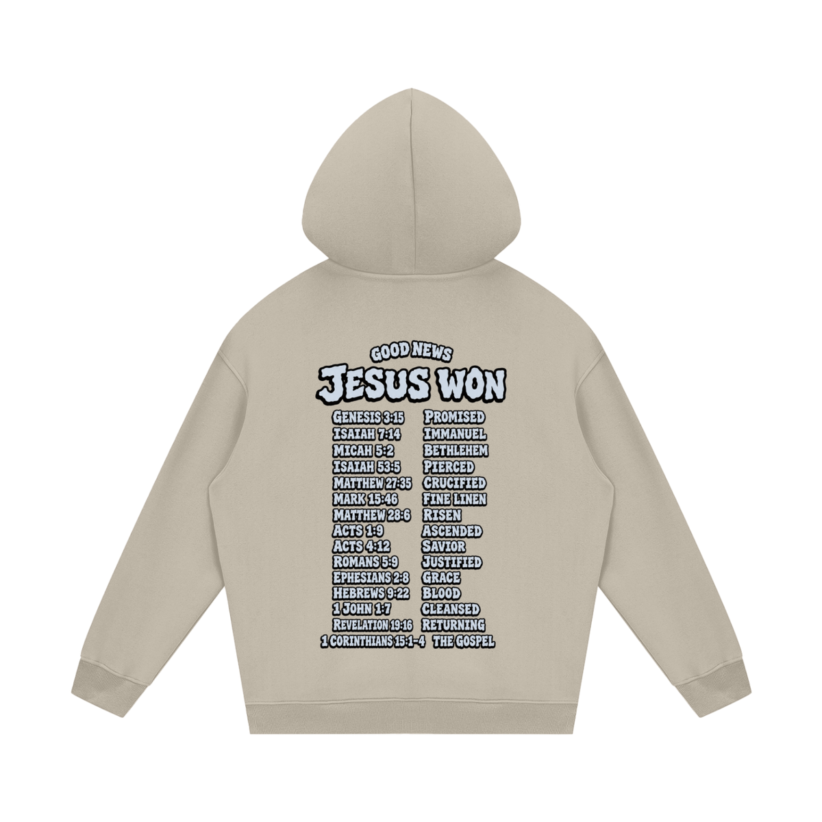 Jesus Won Hoodie