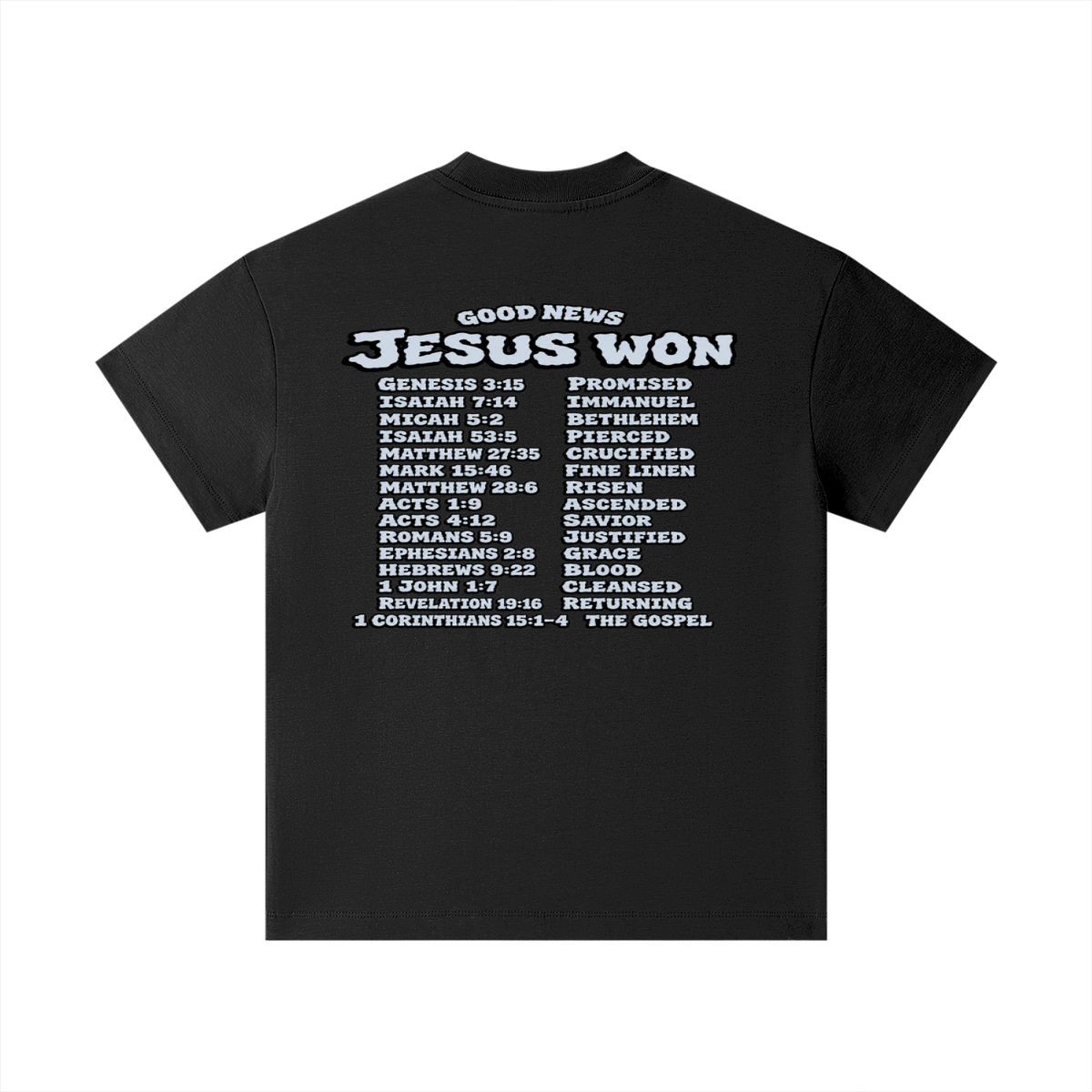 GOOD NEWS JESUS WON Kids T-Shirt