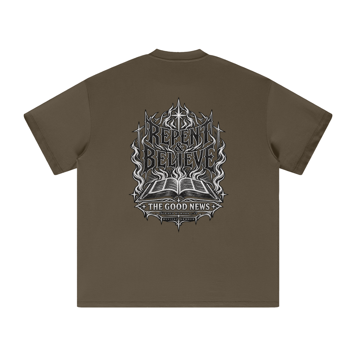 REPENT & BELIEVE THE GOOD NEWS INSPIRED BY MARK 1:15 T-Shirt