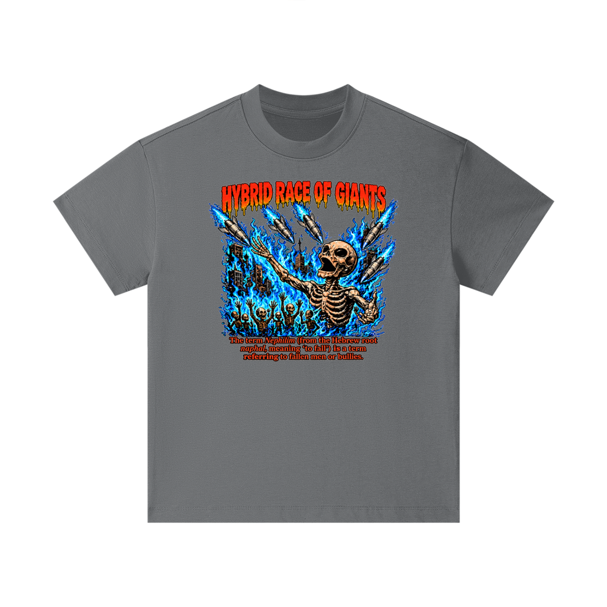 HYBRID RACE OF GIANTS the term nephilim (from the hebrew root naphal, meaning 'to fall') is a term referring to fallen men or bullies. Kids T-Shirt