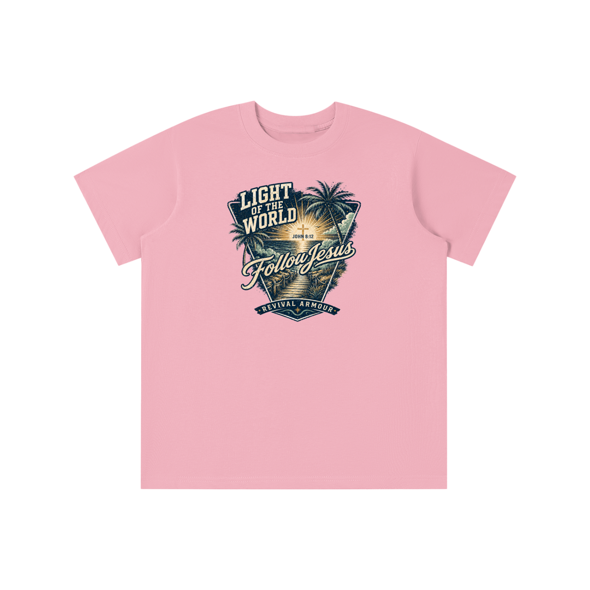 LIGHT OF THE WORLD FOLLOW JESUS REVIVAL ARMOUR youth T-shirt