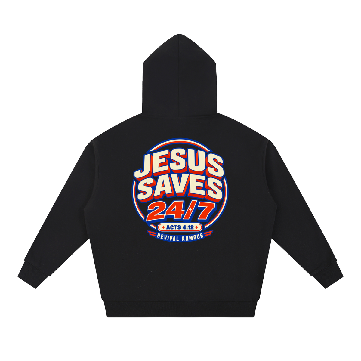 Jesus saves 24/7 Hoodie