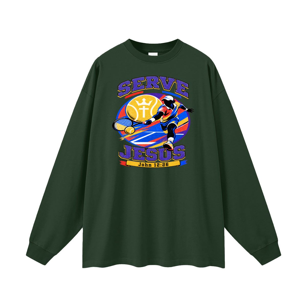 Serve Jesus Long Sleeve T-Shirt
