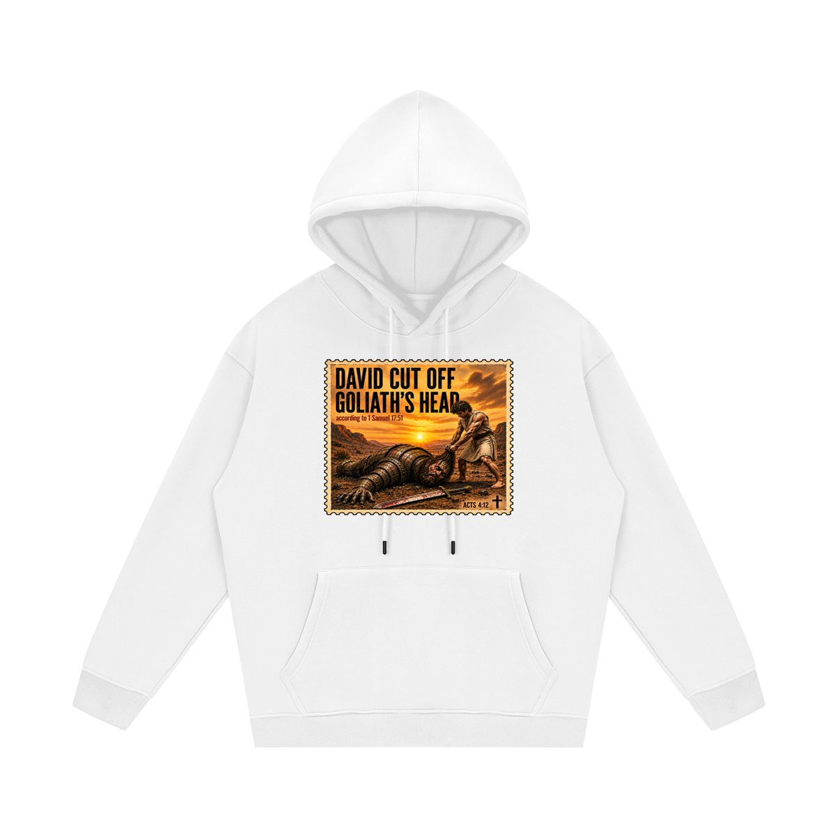David cut off Goliath's head Hoodie