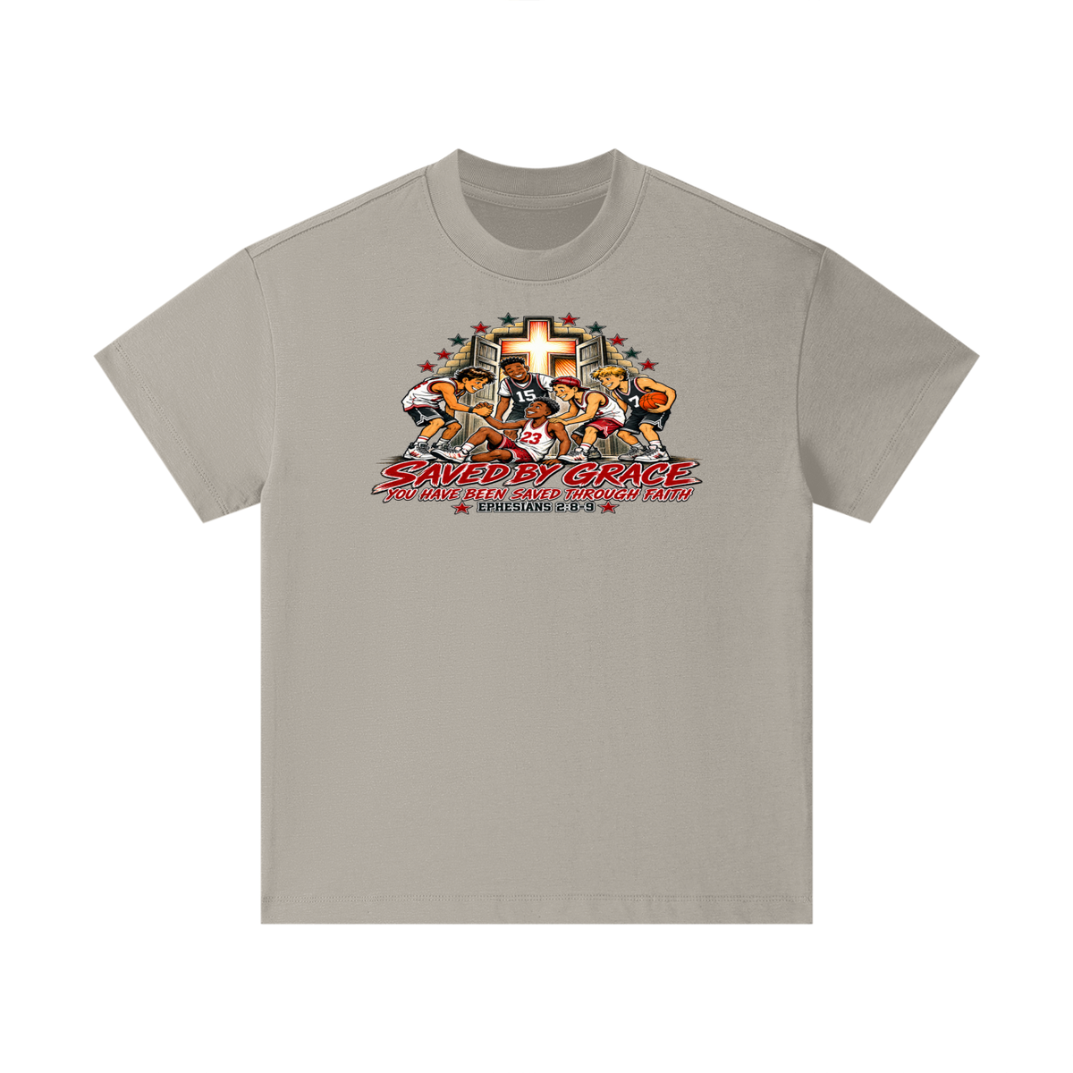 Saved By Grace You Been Saved Through Faith Kids T-Shirt